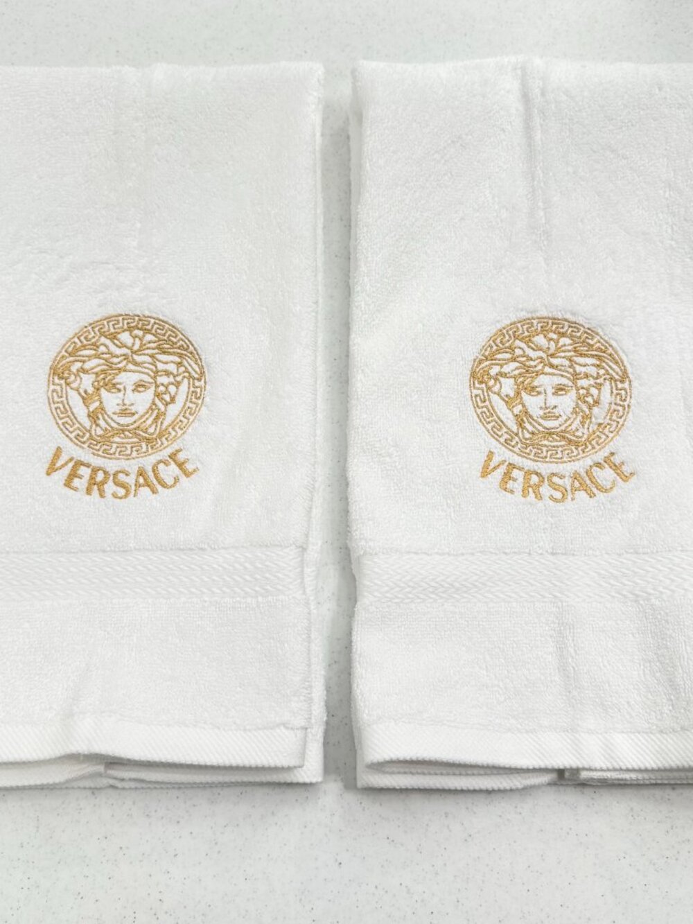 Versace Style Towels Embroidered Hand Towel Set Bathroom Decor